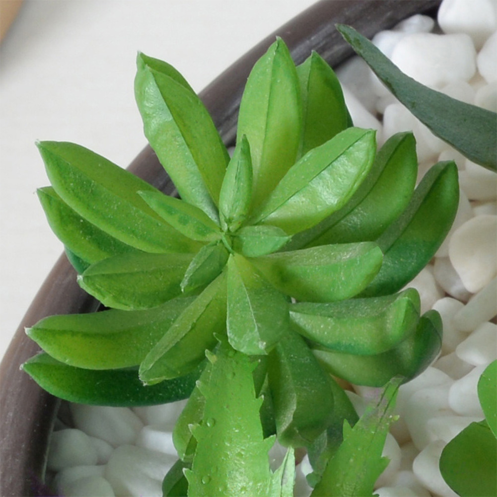 Succulent Arrangement Mini - Desk Centerpiece Artificial for succulent Arrangement