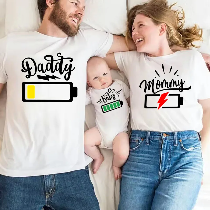 Plant Parent T Shirt - Funny Matching Family Battery T Shirts