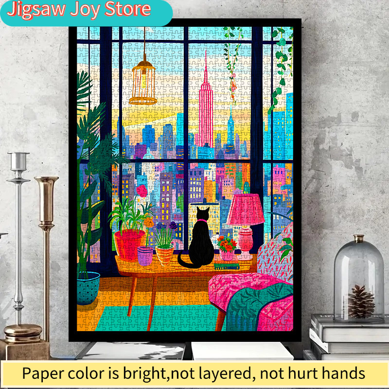 DIY Paper Puzzle, New York Cit - Plant Parental ulasan dan harga
