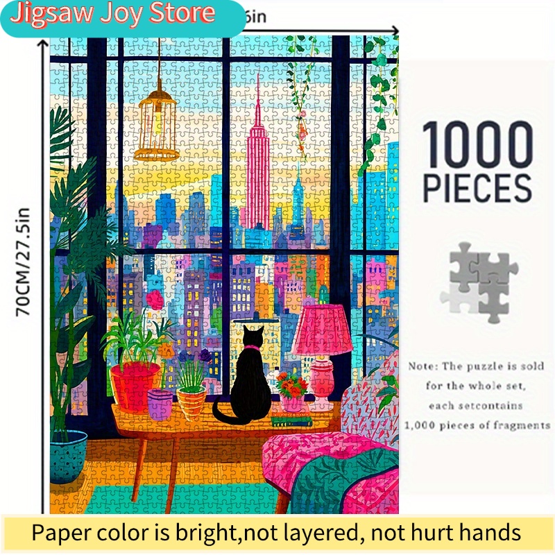 DIY Paper Puzzle, New York Cit - Plant Parental ulasan dan harga