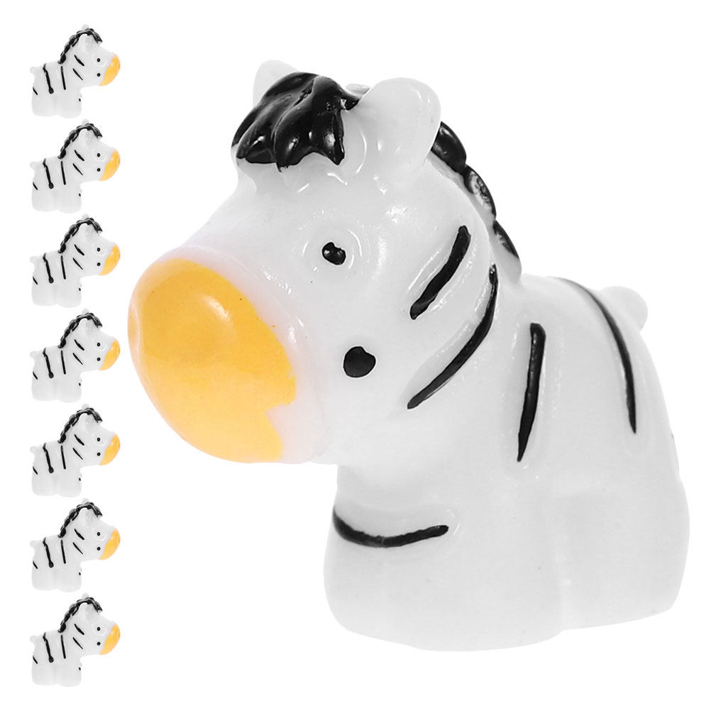 8Pcs Mini Zebra Decor Resin An - Succulent Arrangement Mini ulasan dan harga