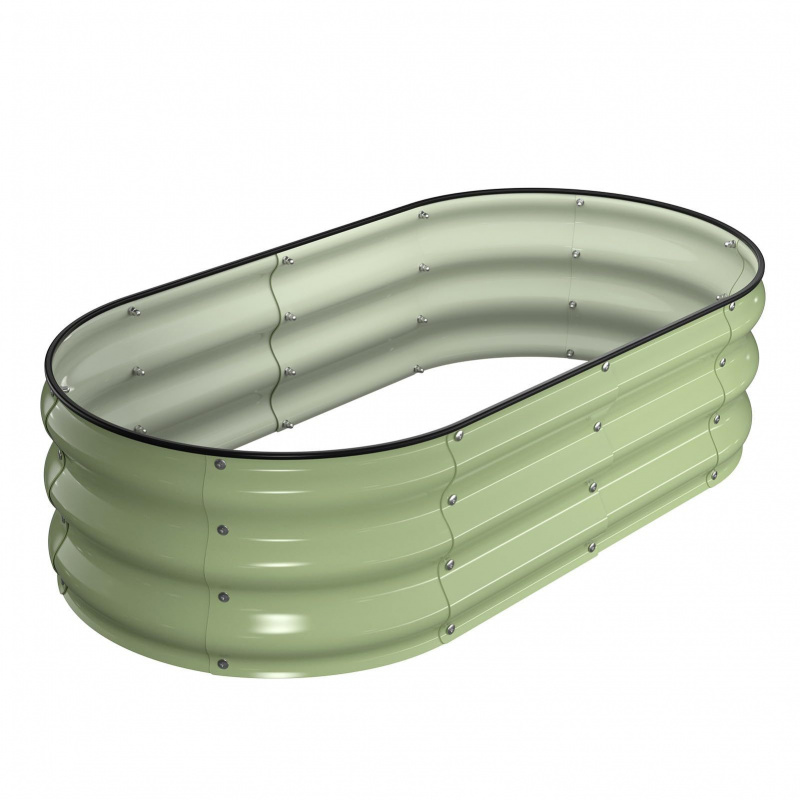1PCS Oval-shaped Galvanized St - Plant Parenting ulasan dan harga