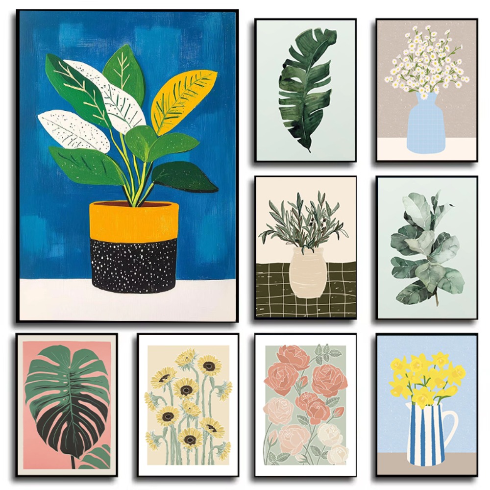 Garden Flower Vase Art Poster  - Plant Parenting ulasan dan harga