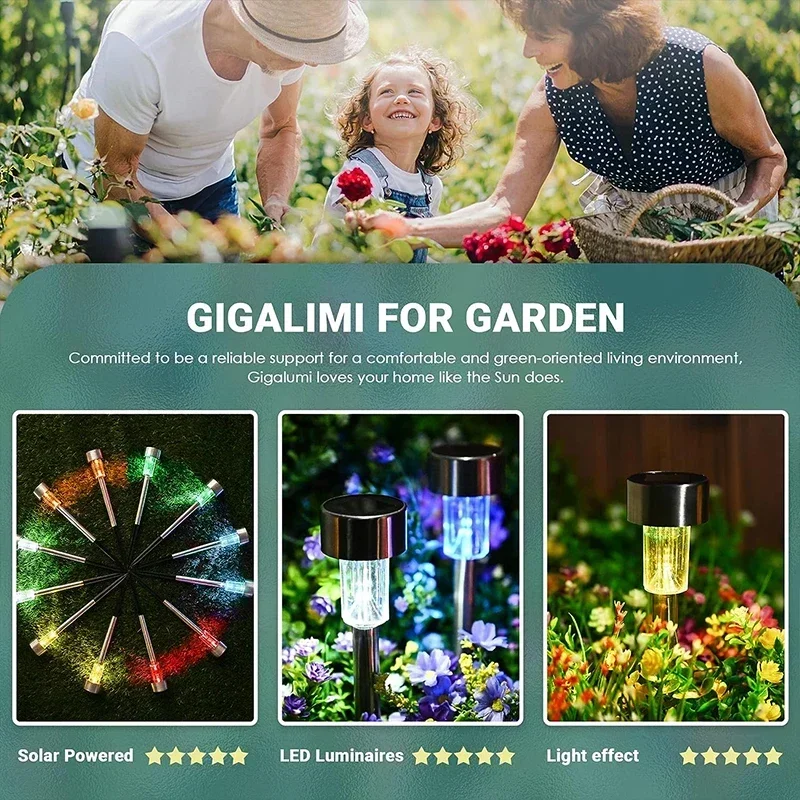 Solar Outdoor Lights Garden La - Plant Parenting ulasan dan harga