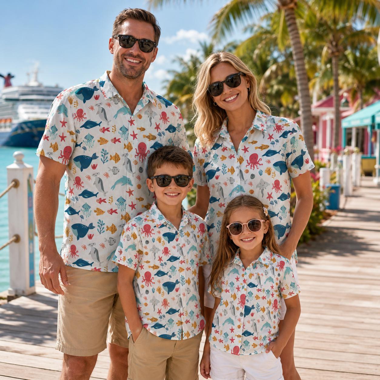 Hawaiian Children's Shirt Plan - Plant Parental ulasan dan harga