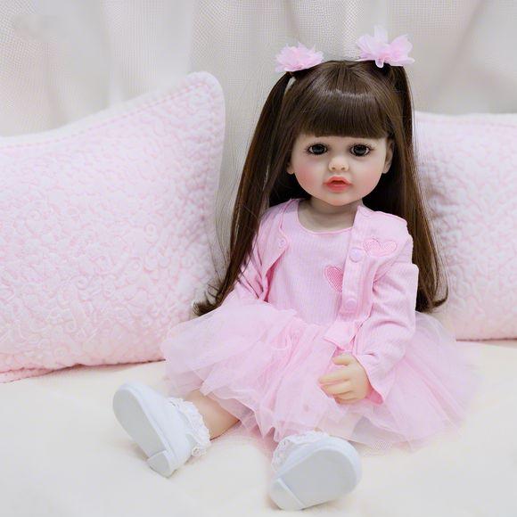 Lifelike Betty Reborn Baby 55C - Philodendron Pink Princess ulasan dan harga