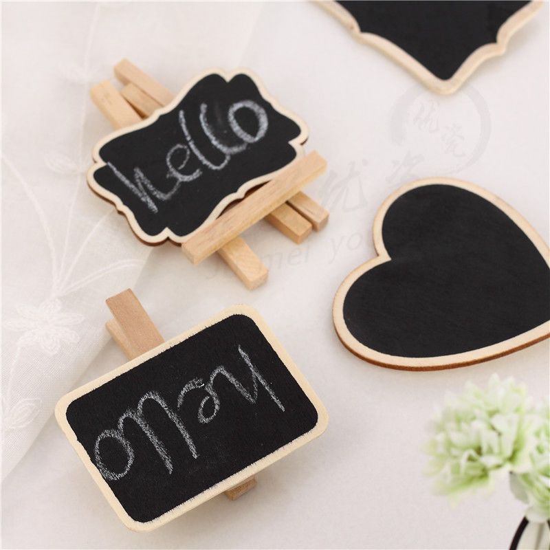 5PCS Mini Wooden Blackboard Va - Succulent Arrangement Mini ulasan dan harga