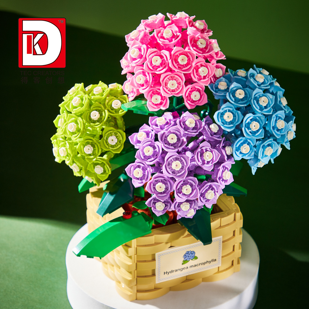 New Hydrangea Embroidery Baske - Plant Parent Gift Set ulasan dan harga