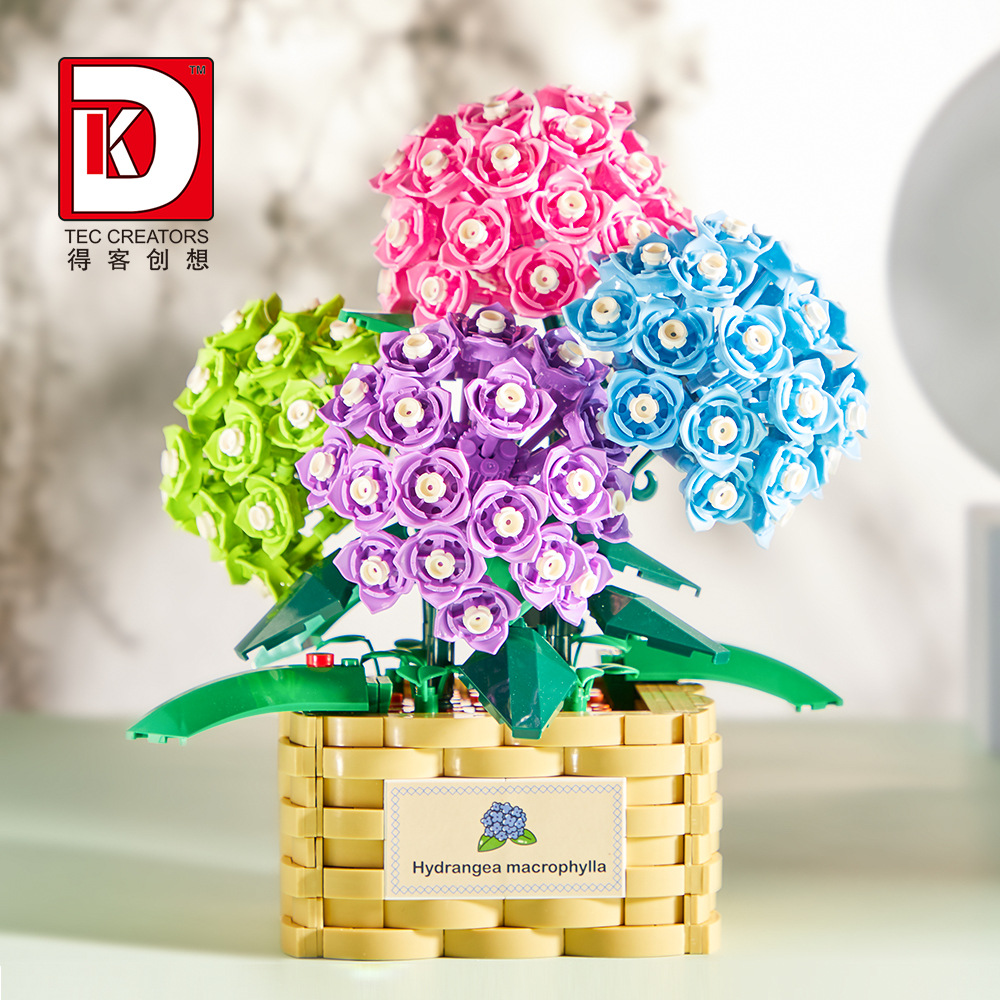 New Hydrangea Embroidery Baske - Plant Parent Gift Set ulasan dan harga