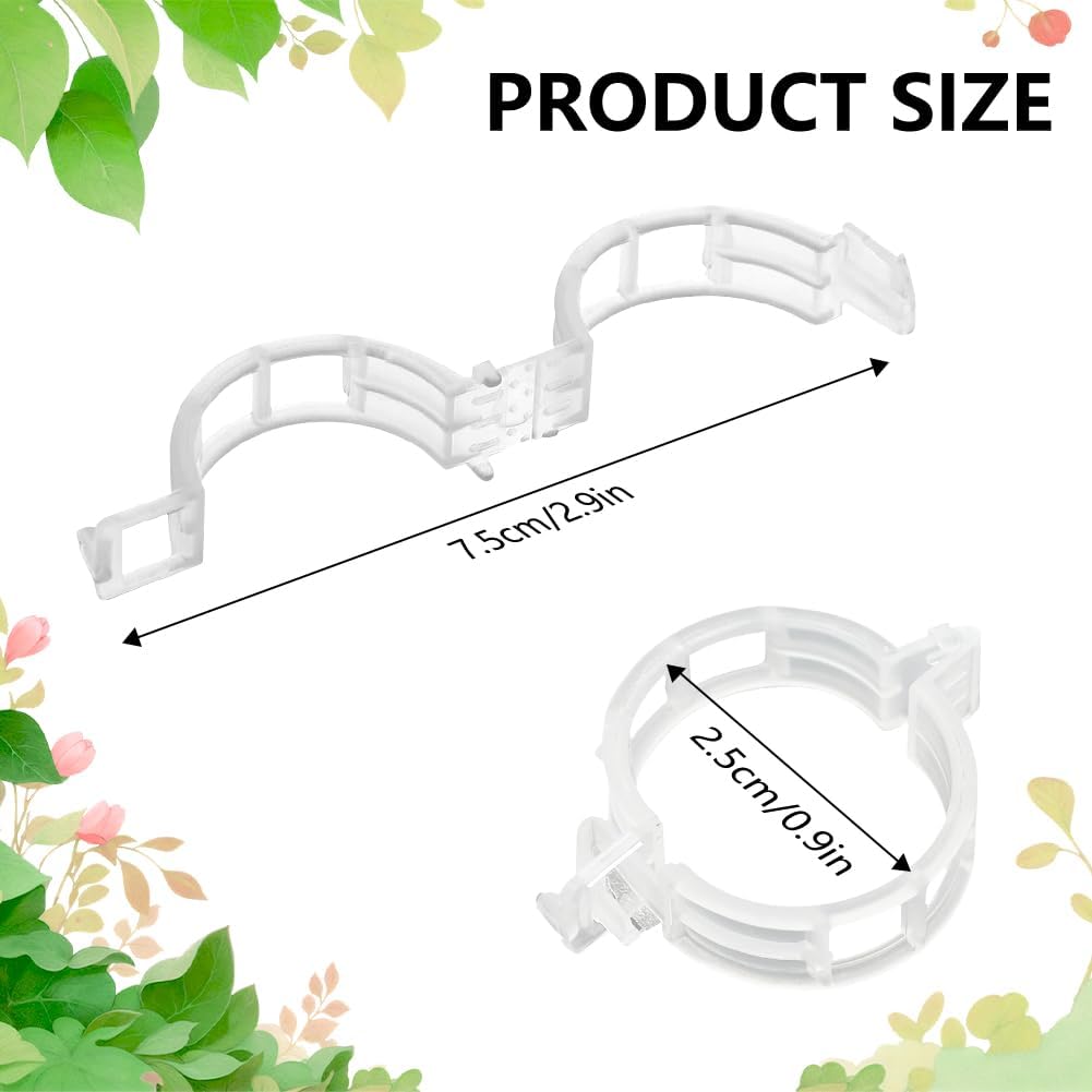 100PCS Plant Support Clips Reu - Plant Parenting ulasan dan harga