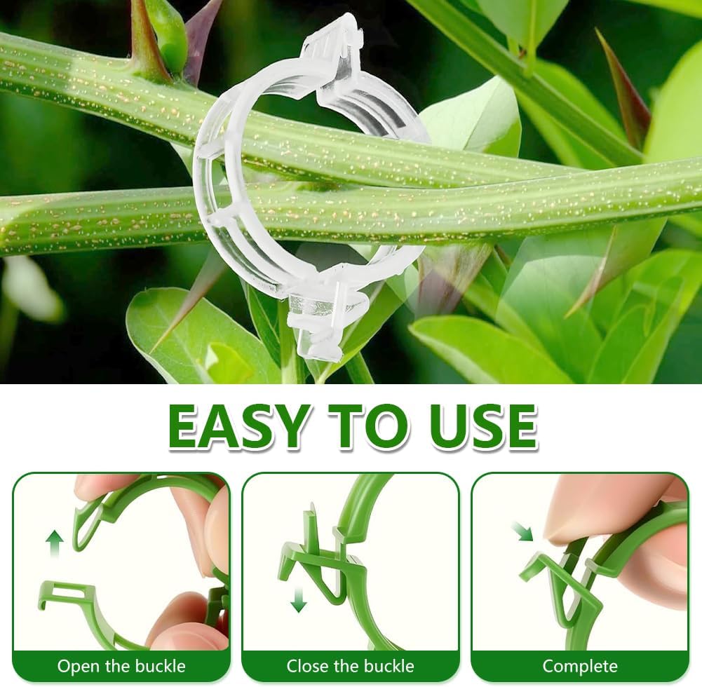 100PCS Plant Support Clips Reu - Plant Parenting ulasan dan harga