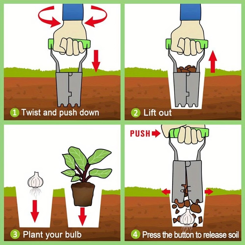 1-5PCS Handle Seedling Transpl - Plant Parent Tools ulasan dan harga