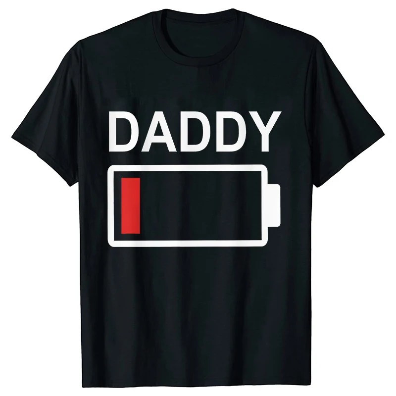 Battery Print T-Shirt Daddy Mo - Plant Parent T Shirt ulasan dan harga