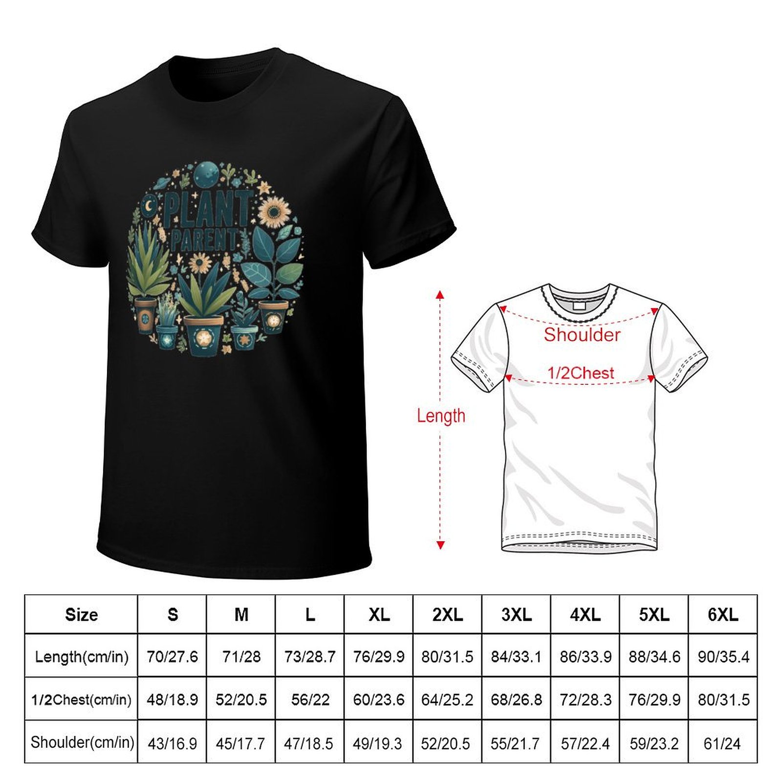 Plant parent T-Shirt Art Patte - Plant Parent T Shirt ulasan dan harga