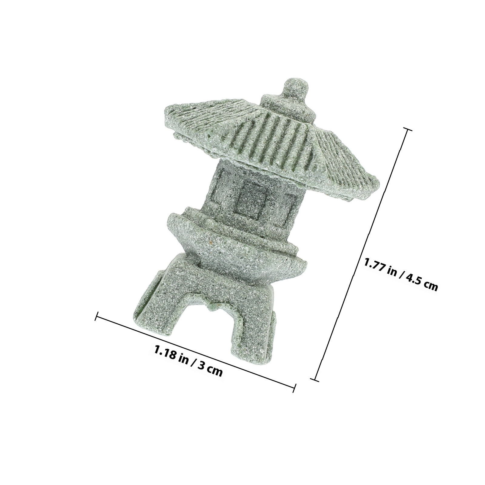 Stone Mini Pagoda Statue Japan - Succulent Arrangement Mini ulasan dan harga